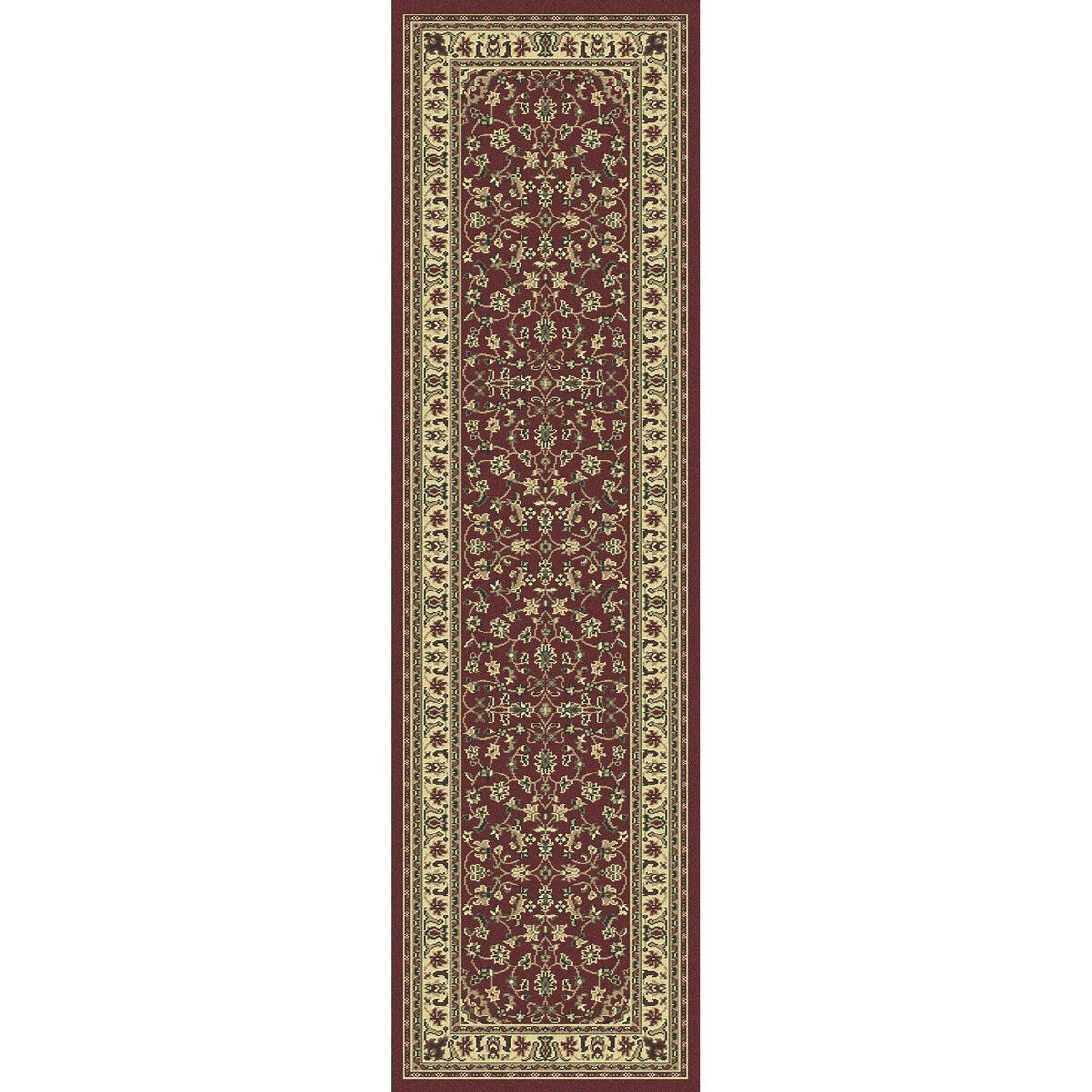 Admire Home Living Caroline Traditional Floral Sarouk Pattern Area Rug