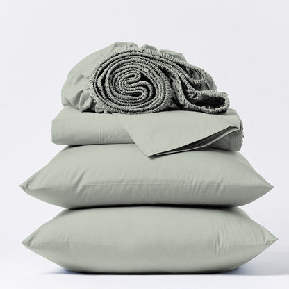 Jeu de draps en coton égyptien ultra-doux et soyeux Aireolux, 1000 fils au pouce carré