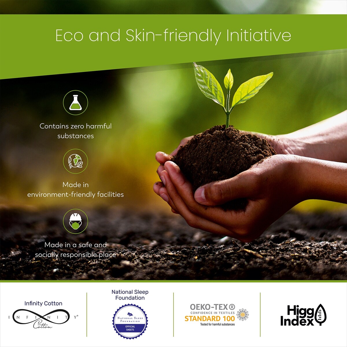 Jeu de draps en coton égyptien ultra-doux et soyeux Aireolux, 1000 fils au pouce carré