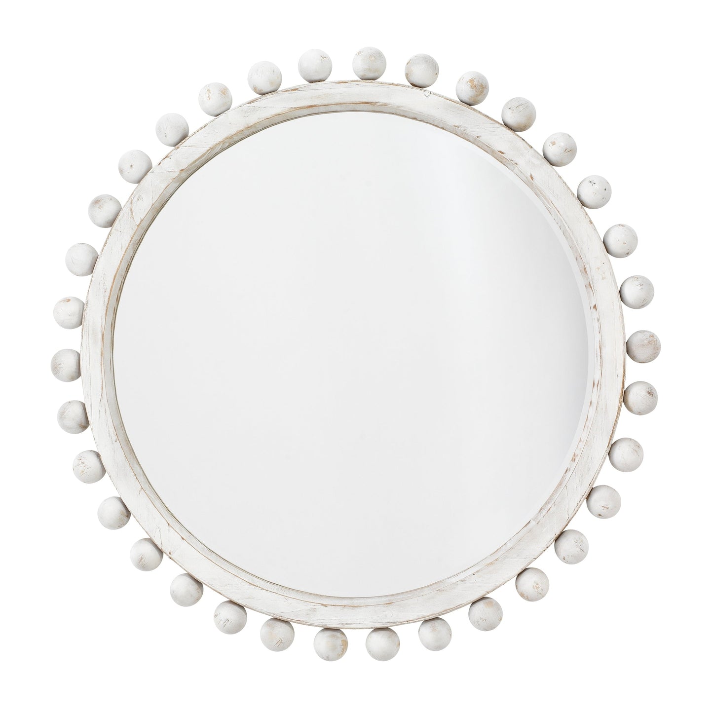Alden Décor Miroir rond en bois Orion, naturel