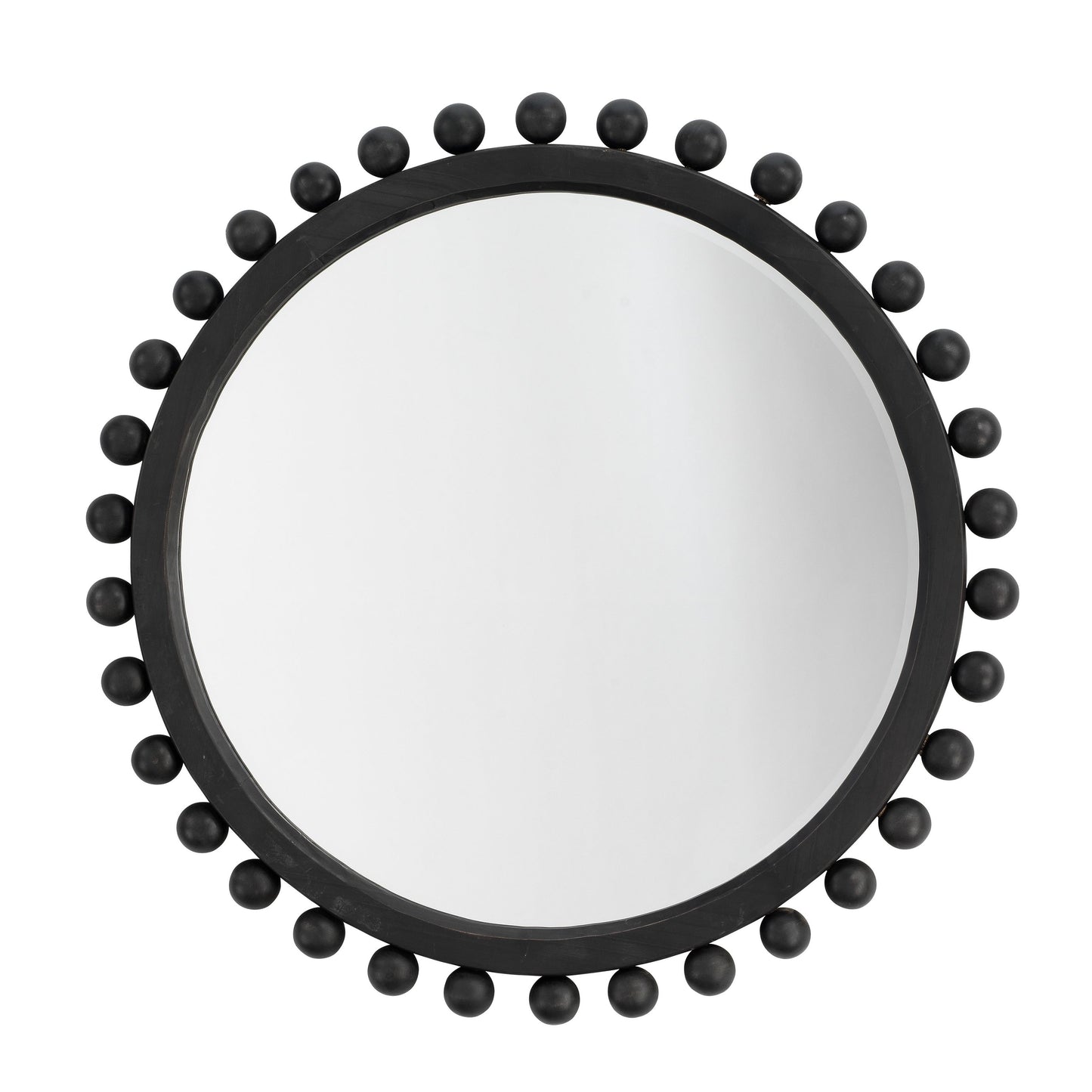 Alden Décor Miroir rond en bois Orion, naturel