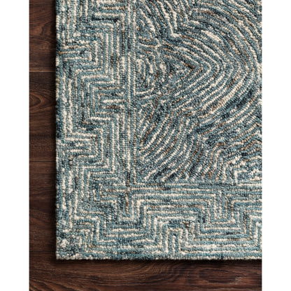 Alexander Home Aspen Denim Wool Hand-tufted Contemporary Area Rug