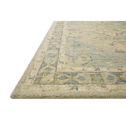 Tapis en laine à motifs mosaïques traditionnels, tissé à la main, de la marque Alexander Home