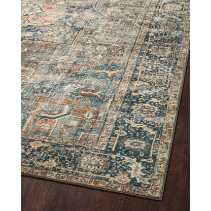 Alexander Home Sara Boho Terracotta Medallion Ultra Plush Area Rug