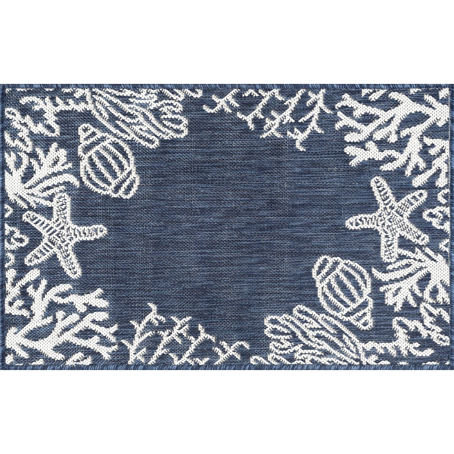 Exo Coastal Graphic Print Indoor/Outdoor Area Rug