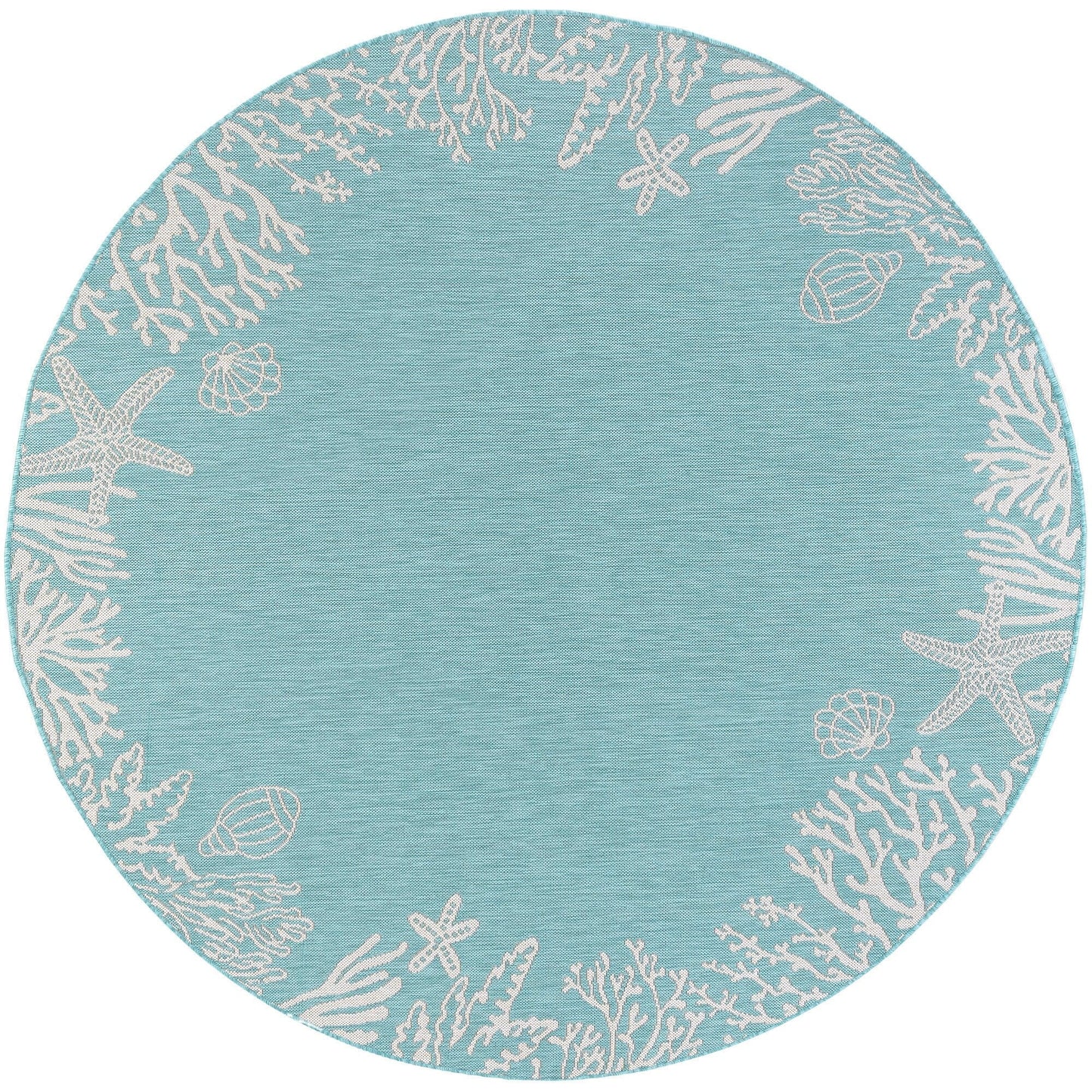 Exo Coastal Graphic Print Indoor/Outdoor Area Rug