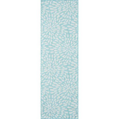 Exo Coastal Floral Indoor/Outdoor Area Rug