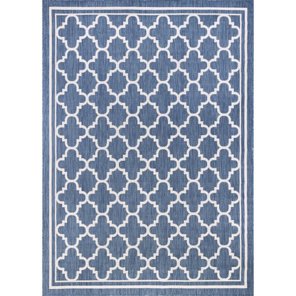 Exo Coastal Geometric Indoor/Outdoor Area Rug