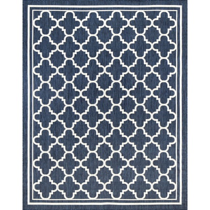 Exo Coastal Geometric Indoor/Outdoor Area Rug