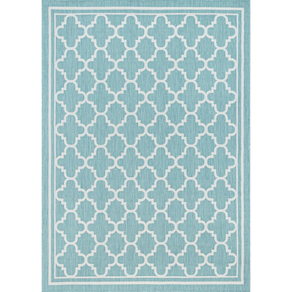 Exo Coastal Geometric Indoor/Outdoor Area Rug