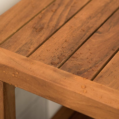 Table/Banc de douche en teck d'Indonésie d'Aurora Home