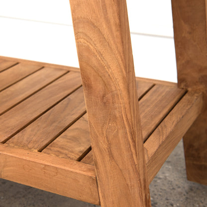 Table/Banc de douche en teck d'Indonésie d'Aurora Home