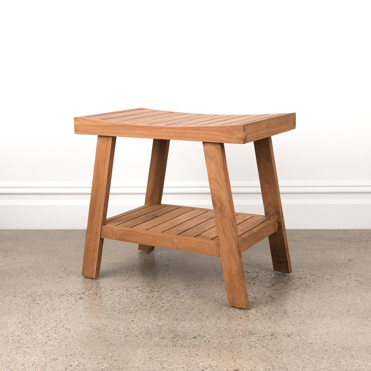 Table/Banc de douche en teck d'Indonésie d'Aurora Home