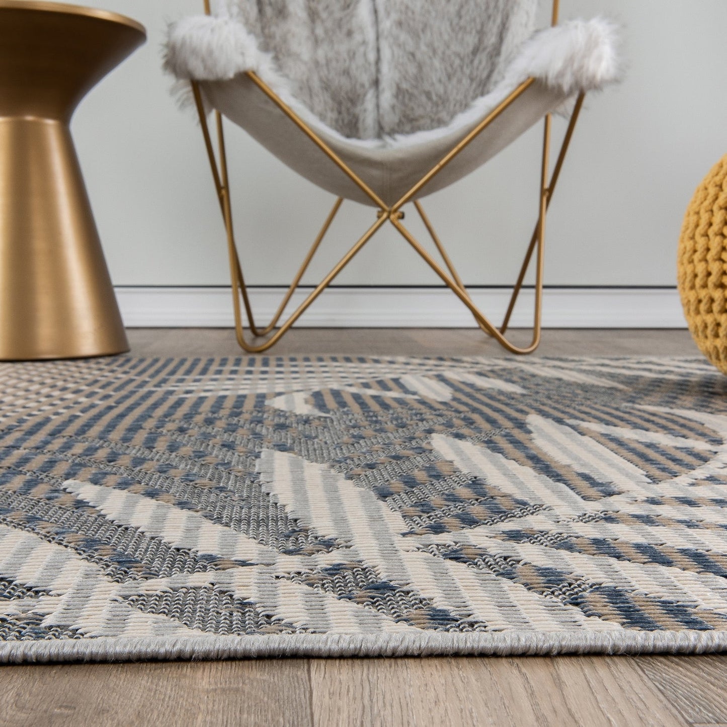 Bahama Palm Frond Indoor/Outdoor Area Rug