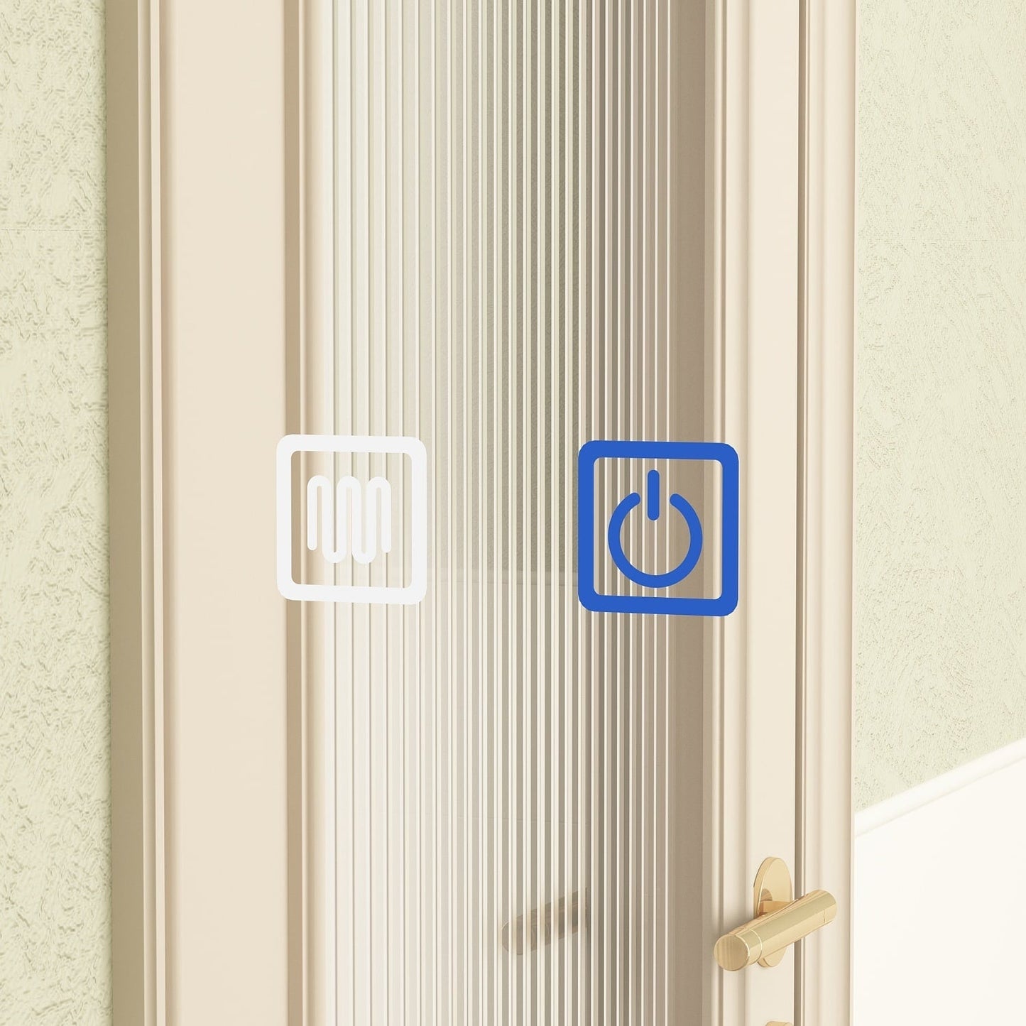 Armoire à pharmacie de salle de bain avec miroir LED anti-buée 6000K, armoire murale blanche.