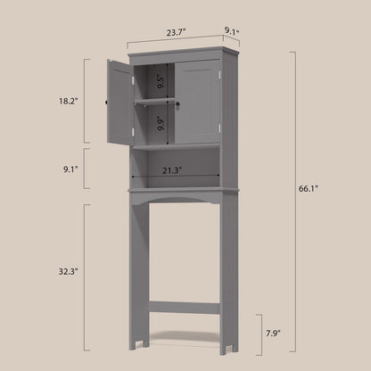 Meuble de rangement pour salle de bain, meuble de rangement pour WC, étagère de salle de bain au-dessus des toilettes, gain de place pour WC