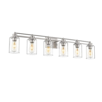 Bathroom Vanity Light,Wall Sconce Lamp Over Mirror with Clear Glass Shade