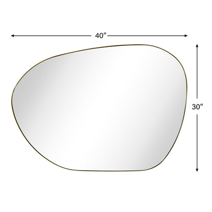 TEHOME Bertlinde wall mirror irregular shaped mirror for living room