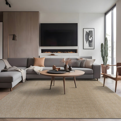 Beverly Rug Solid Color Non-Slip Rubber Back Washable Indoor Area Rug