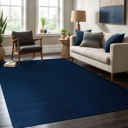 Beverly Rug Solid Color Non-Slip Rubber Back Washable Indoor Area Rug
