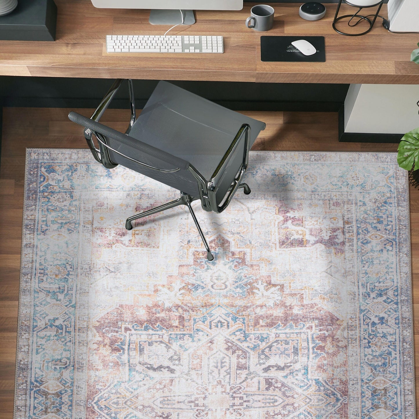 Bohemian Distressed Machine Washable Area Rug