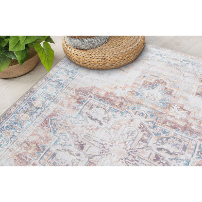 Bohemian Distressed Machine Washable Area Rug