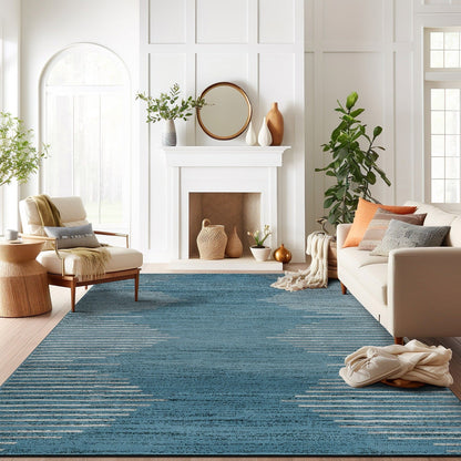 Bohemian Stripe Area Rug