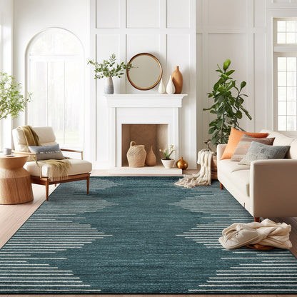Bohemian Stripe Area Rug
