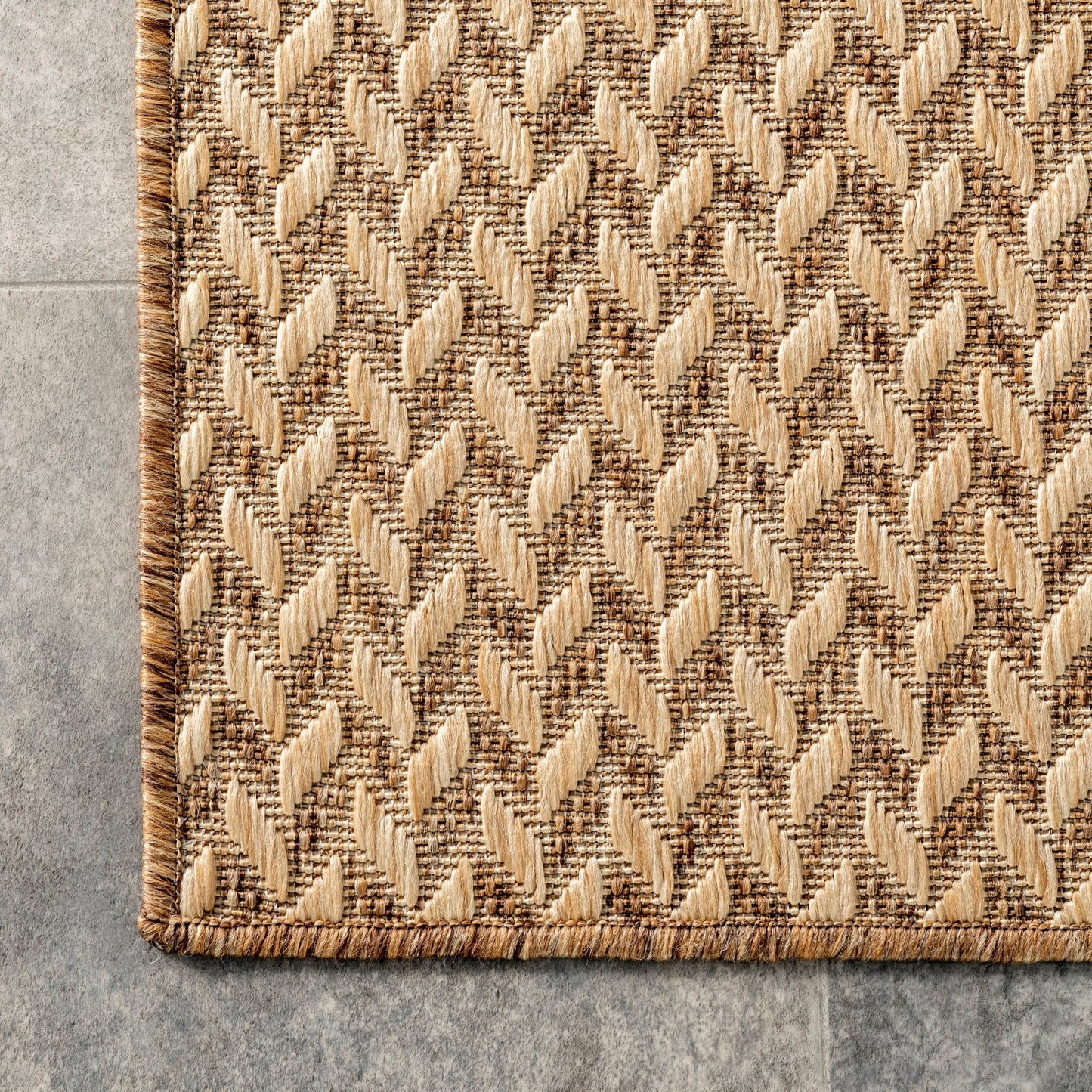 Nuloom Camryn Herringbone Indoor/Outdoor Area Rug