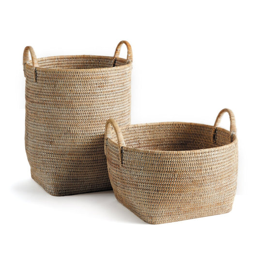 Panier en osier de verger de Birmanie, lot de 2