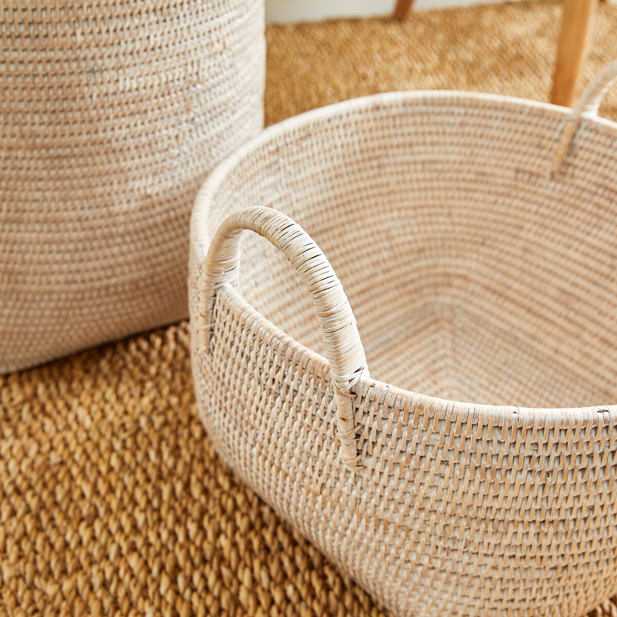 Panier en osier de verger de Birmanie, lot de 2