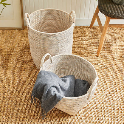 Panier en osier de verger de Birmanie, lot de 2