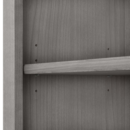 Étagère à livres Bush Furniture Somerset, 5 niveaux, avec étagères réglables