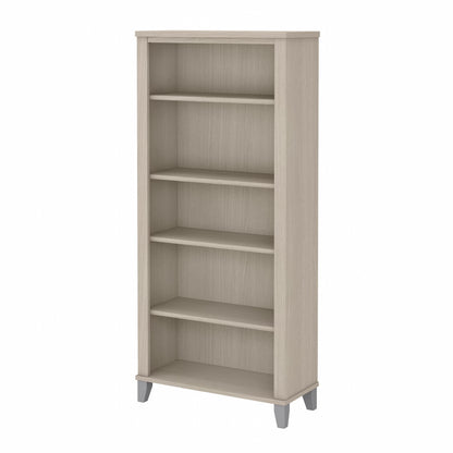 Étagère à livres Bush Furniture Somerset, 5 niveaux, avec étagères réglables