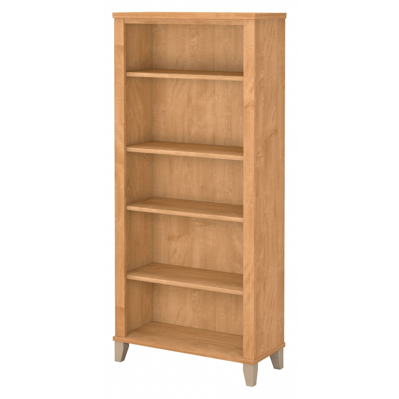 Étagère à livres Bush Furniture Somerset, 5 niveaux, avec étagères réglables