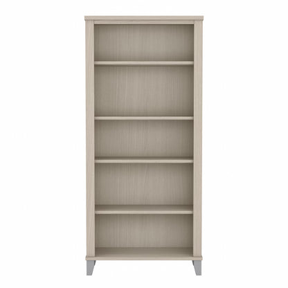 Étagère à livres Bush Furniture Somerset, 5 niveaux, avec étagères réglables