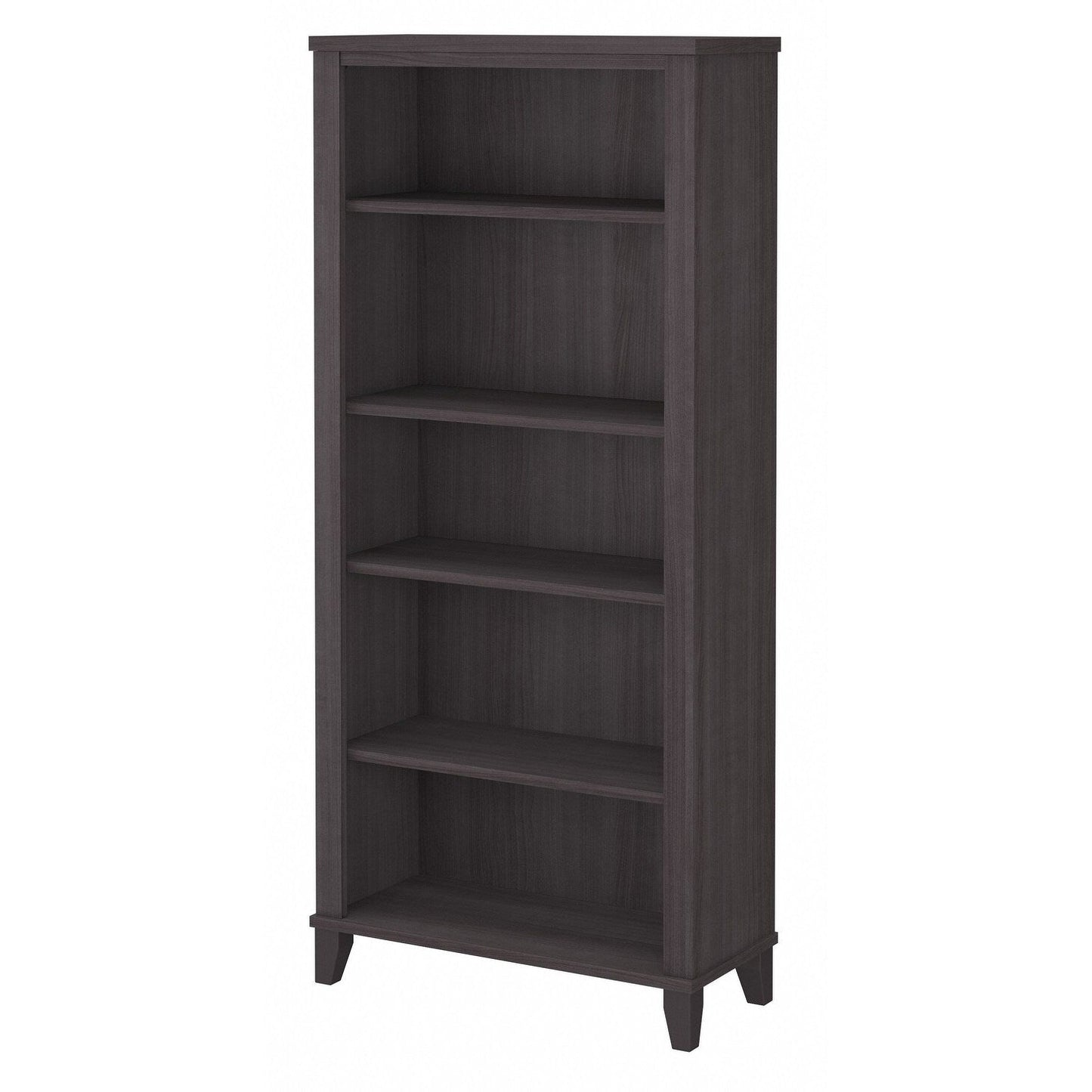 Étagère à livres Bush Furniture Somerset, 5 niveaux, avec étagères réglables