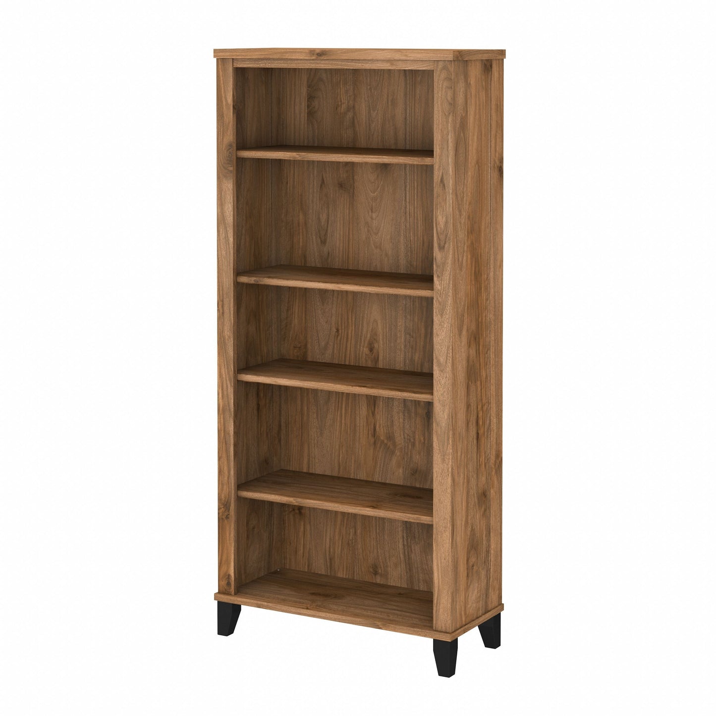 Étagère à livres Bush Furniture Somerset, 5 niveaux, avec étagères réglables
