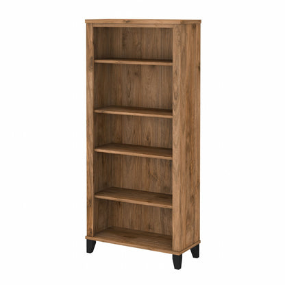 Étagère à livres Bush Furniture Somerset, 5 niveaux, avec étagères réglables