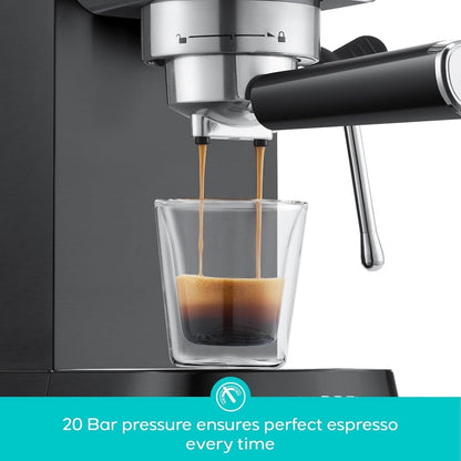 Machine à expresso CASABREWS CM5418 20 bars avec buse vapeur pour faire mousser le lait