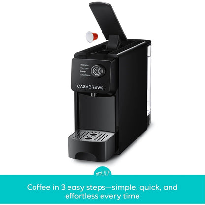 Machine à expresso CASABREWS CM7036E 20 Bar pour capsules Nespresso Original