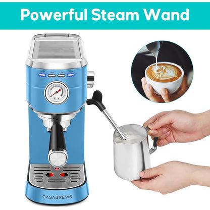 Machine à expresso CASABREWS CM5418 20 bars avec système de moussage de lait - N/A