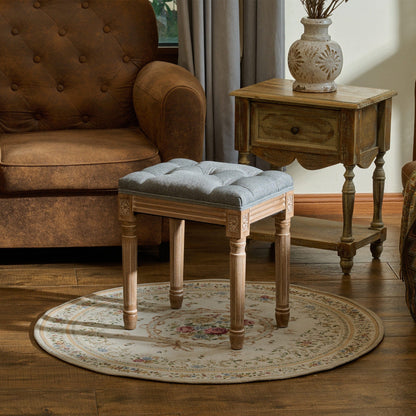 Tabouret de pieds et tabouret de coiffeuse rembourrés CO-Z, style vintage français
