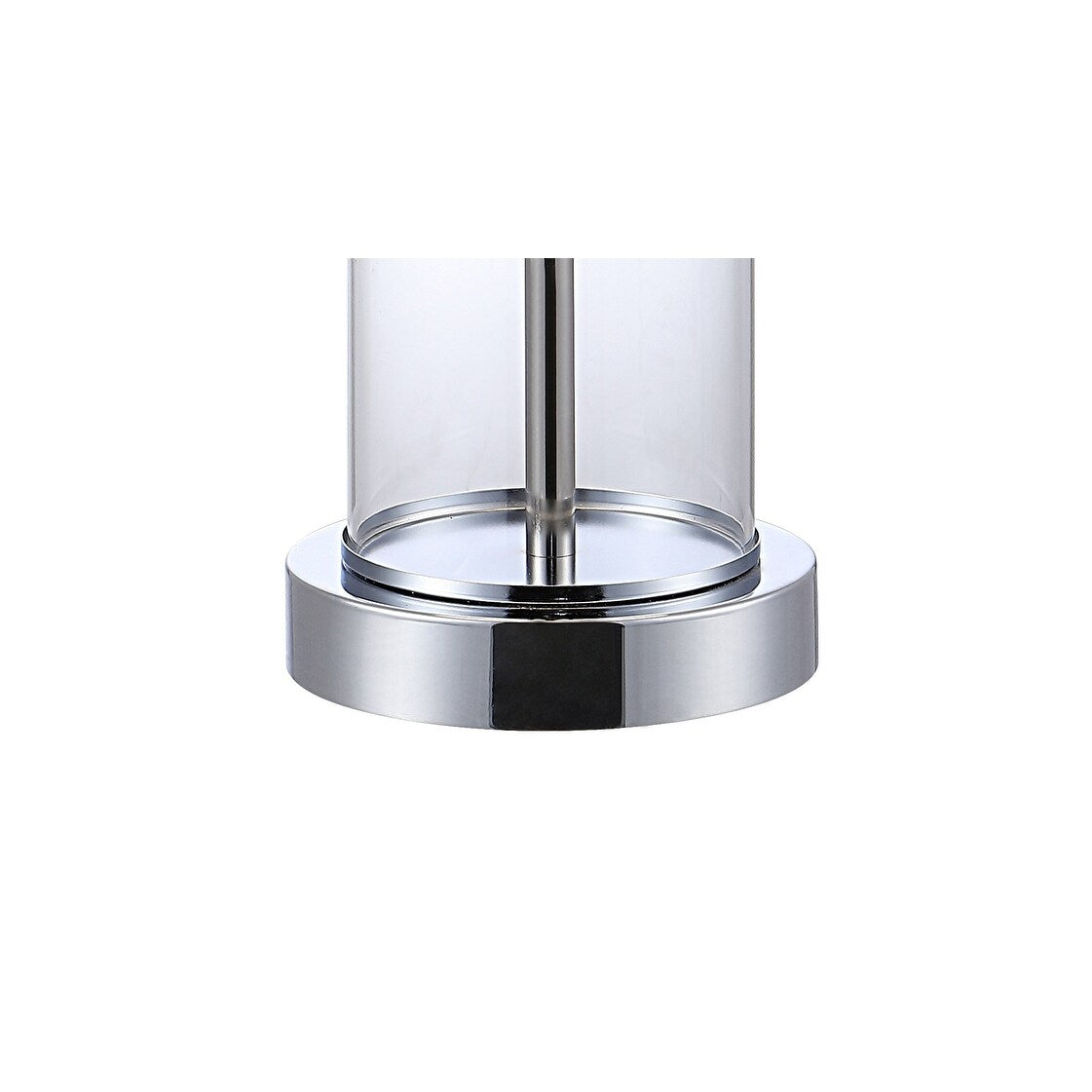 Lampe de table LED Cabell 21 en verre, moderne et contemporaine, avec port de charge USB, bronze vieilli (lot de 2) par JONATHAN Y