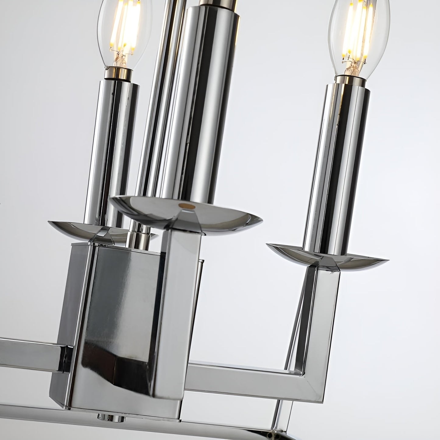 Suspension en forme de lanterne, style bougie, pour escalier ou îlot de cuisine, lustre à cage ouverte - N/A