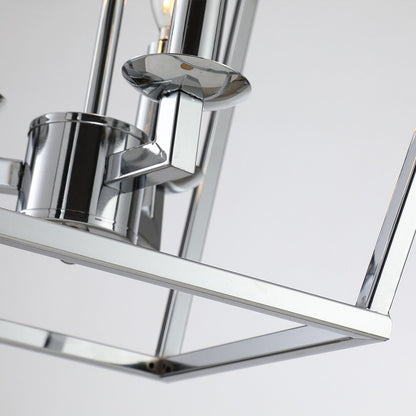 Suspension en forme de lanterne, style bougie, pour escalier ou îlot de cuisine, lustre à cage ouverte - N/A