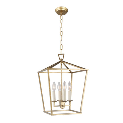 Suspension en forme de lanterne, style bougie, pour escalier ou îlot de cuisine, lustre à cage ouverte - N/A