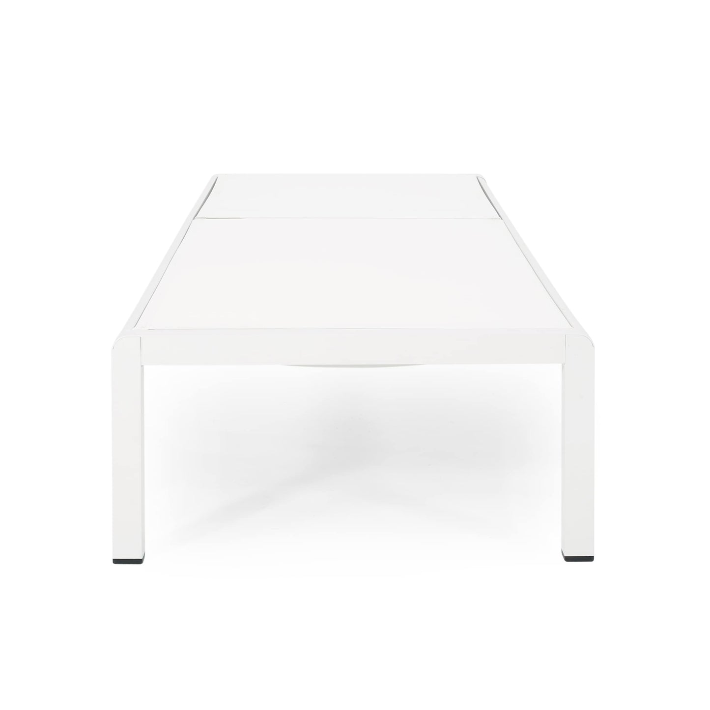 Chaise longue d'extérieur en aluminium Cape Coral (lot de 2) par Christopher Knight Home - 77,56 L x 25,20 l x 11,80 h (cm)