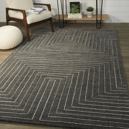 Carmody Modern Geometric Art Deco Area Rug