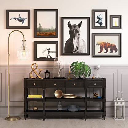 Verona Lampe de sol à arc avec abat-jour en verre